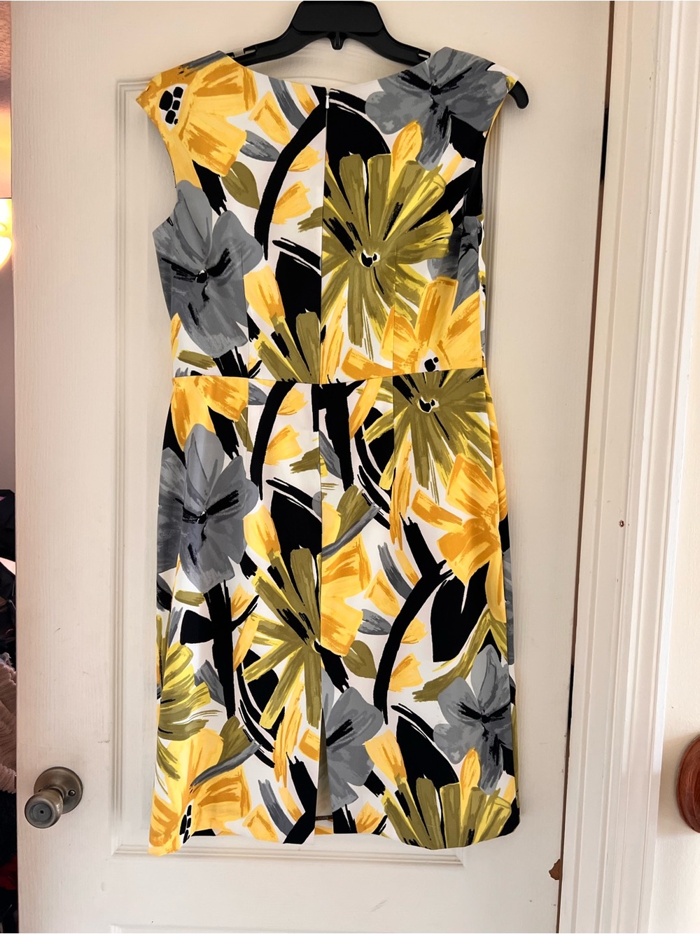 Alyx Dress Yellow Black Floral size 12